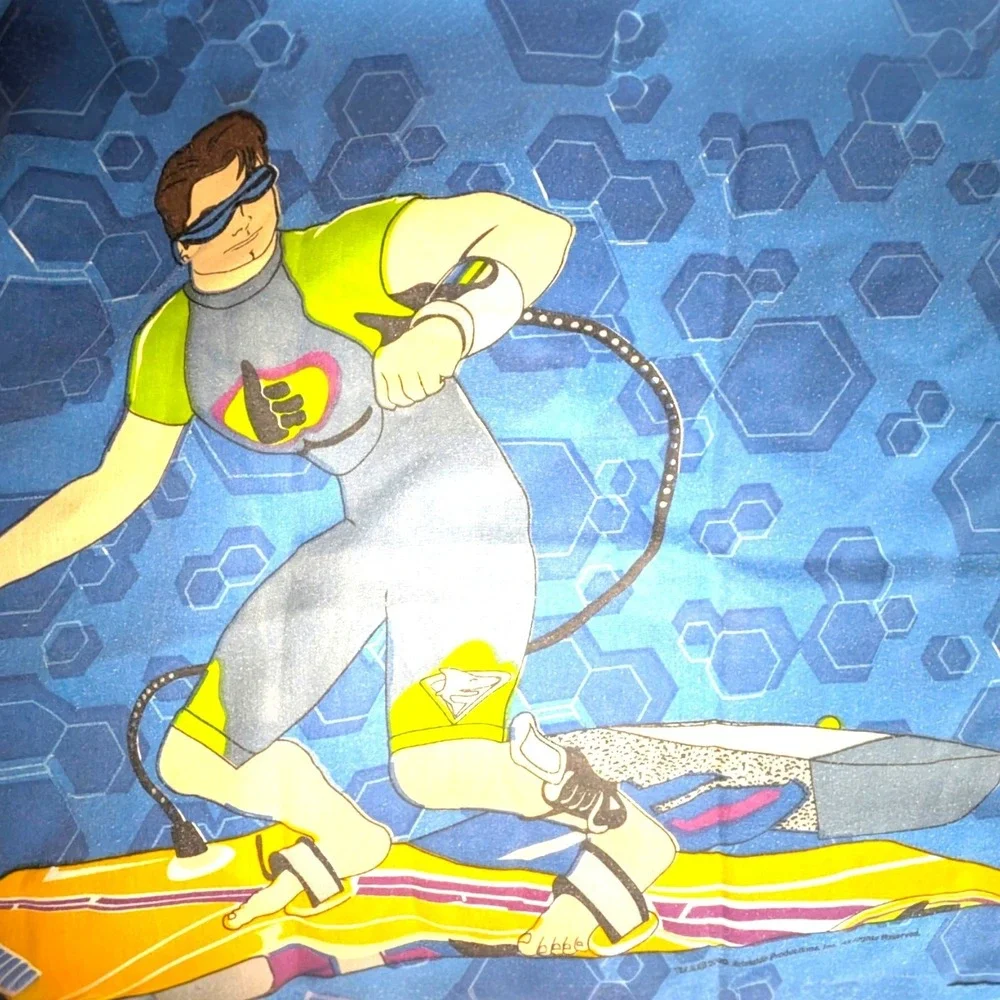 Vintage Max‎ Steel Pillowcase Mattel 2000 Surfing Racing